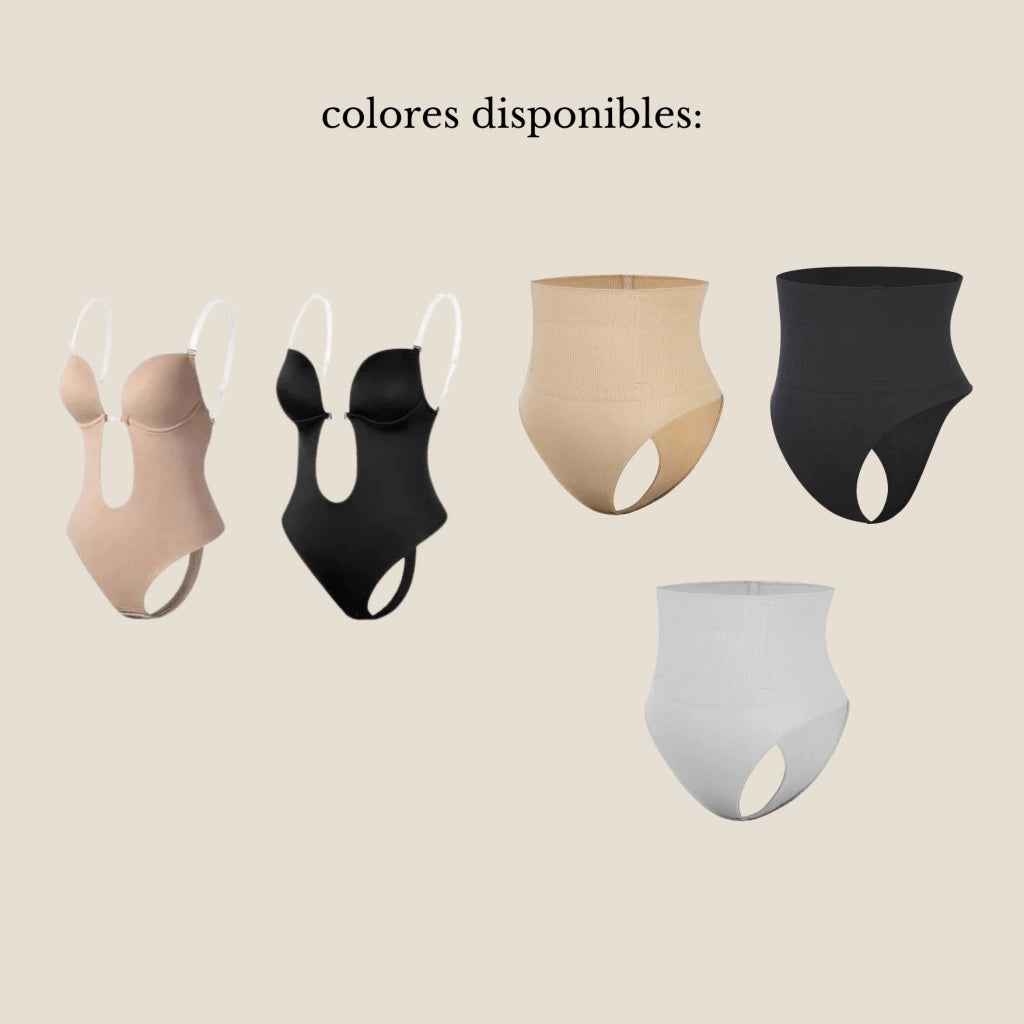 PACK OMARA | BODY INVISIBLE +BRAGA REDUCTORA COLALESS